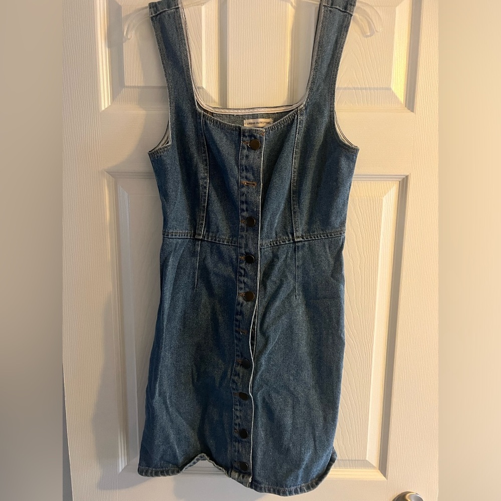 Urban Outfitters Blue Denim Mini Dress